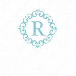 飾り罫とRとエレガントのロゴ