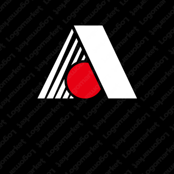 Aと日の丸とスピード感のロゴ