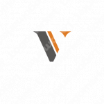 シンプルとスマートとVのロゴ