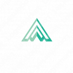 山と頂点とAのロゴ