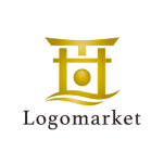 ロゴ作成デザインです シンプルワークスジャパニーズ 鳥居鳥居をイメージしたロゴマークです