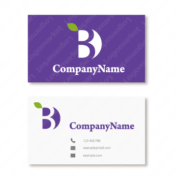 ベリーと「B」とシンプルのロゴ