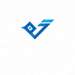 幸福と青い鳥と上昇するのロゴ