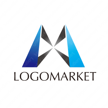 Mと道と発展のロゴ