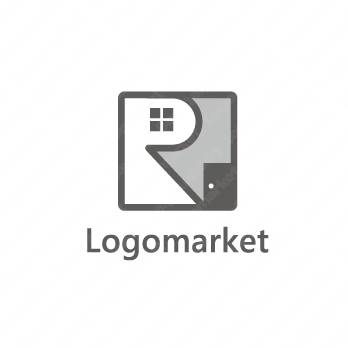 家と住と「R」のロゴ
