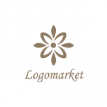 ロゴ作成デザインです パステル工房オーナメント3花をイメージしたロゴマークです ロゴ作成デザインです パステル工房オーナメント3花をイメージしたロゴマークです