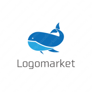 ロゴ作成デザインです Rad Flag Gallery鯨ノ夢くじらをイメージしたロゴマークです