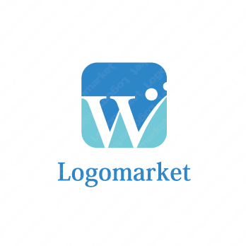 「W」と水と空気のロゴ