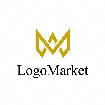 Wと品格と王冠のロゴ