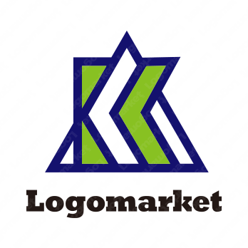 三角形と安定感とKのロゴ