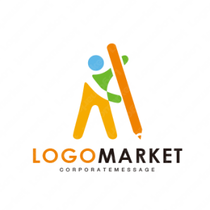 ロゴ作成デザインです Good Logo Project夢を描く人aをイメージしたロゴマークです