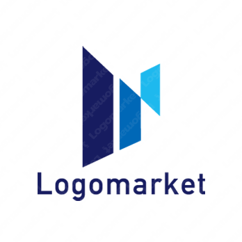 Nと前進と成長のロゴ