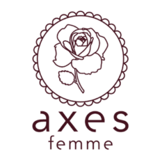 【ファッション】axes femmeのロゴマークとロゴ作成の参考になるポイント