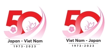 日・ベトナム外交関係樹立50周年ロゴマーク
