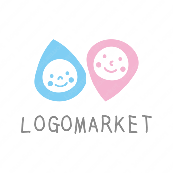 ロゴ作成デザインです シンプルワークスフェアリーテイル雫をイメージしたロゴマークです