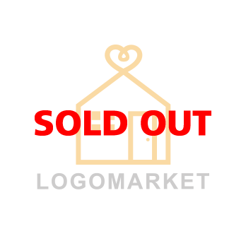 ロゴ作成デザインです シンプルワークスシンプルに可愛い家家をイメージしたロゴマークです