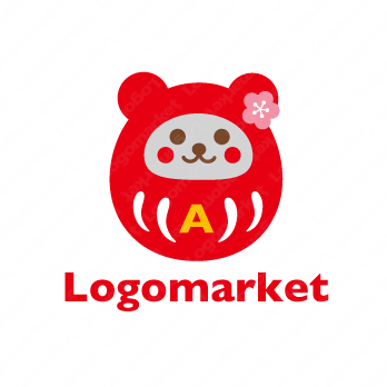 ロゴ作成デザインです Maritwinねずみのだるまねずみをイメージしたロゴマークです