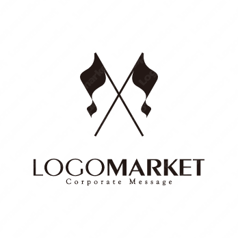 ロゴ作成デザインです ブルーム デザイン掲げた旗 Mフラッグをイメージしたロゴマークです ロゴ作成デザインです ブルーム デザイン掲げた旗 Mフラッグをイメージしたロゴマークです