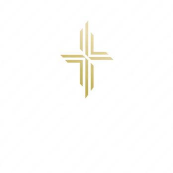 ロゴ作成デザインです シンプルワークスクロスブライト十字架をイメージしたロゴマークです ロゴ作成デザインです シンプルワークスクロスブライト十字架をイメージしたロゴマークです